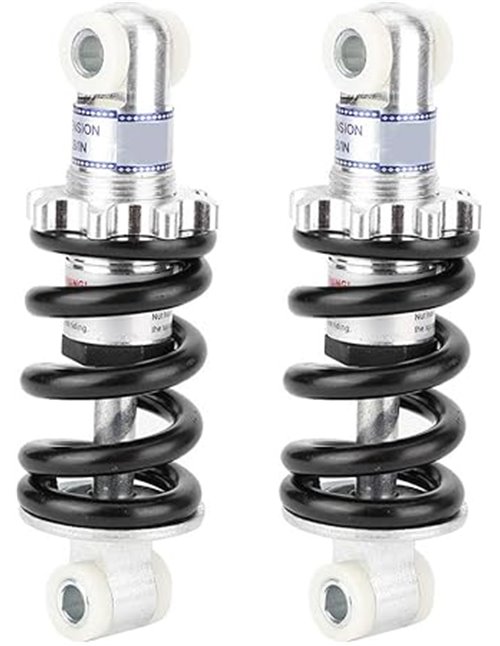 Amortiguador de choque trasero, 2 piezas 125 mm 750LBS Amortiguador de choque trasero para ATV Go-Kart Scooter 49cc       