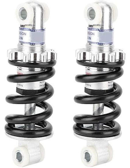 Amortiguador de choque trasero, 2 piezas 125 mm 750LBS Amortiguador de choque trasero para ATV Go-Kart Scooter 49cc       