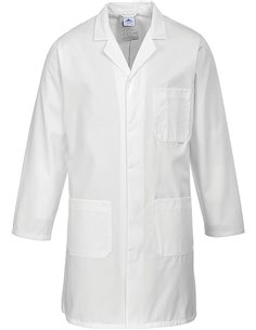 Portwest Bata Estándar, Tamaño: XXXL, Color: Blanco, 2852WHRXXXL       