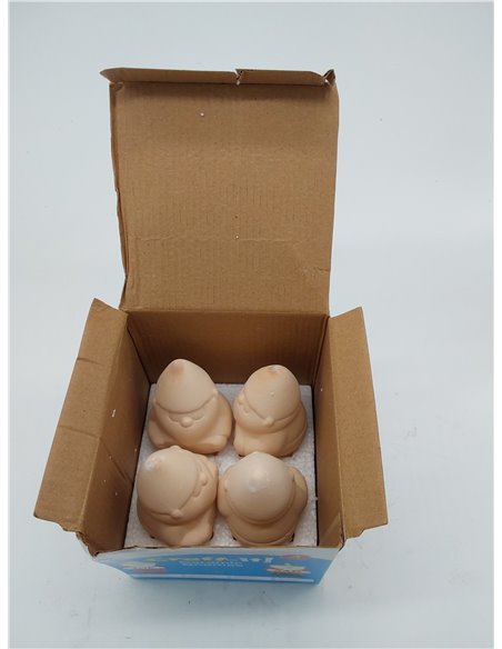 Gnomos de cerámica Baker Ross (paquete de 4) para que los niños decoren. Artes y manualidades       