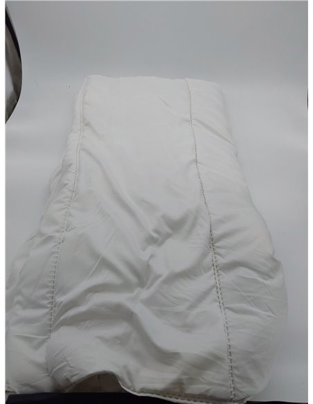 Todocama - Edredón/Relleno nórdico de Fibra antiácaros, Otoño-Invierno, 300 g/m², Color Blanco, 80 x 160 cm       