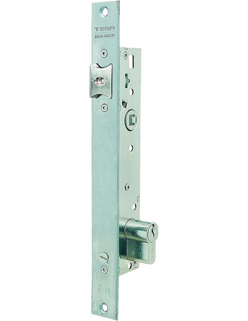 Tesa Assa Abloy 4219203AI Cerradura Monopunto De Palanca Basculante Para Perfiles metálicos Inoxidable Entrada 20 mm 2219       