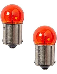 cyclingcolors 2x 12V 10W BA15S naranja bombilla coche moto ciclomotor scooter bombillas luz       