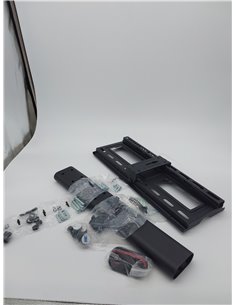 RFIVER Soporte TV Pie de Mesa Giratorio & Altura Ajustable para 26 a 55 Pulgadas Plana Curva Television Pantallas - Universal Te 2
