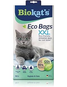 Biokat's bolsas eco XXL - Bolsa para colocar en el arenero para gatos, para el cambio higiénico de la arena para gatos - 1 paque