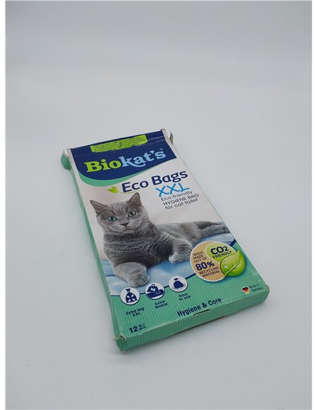 Biokat's bolsas eco XXL - Bolsa para colocar en el arenero para gatos, para el cambio higiénico de la arena para gatos - 1 paque