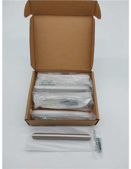 9BUILD 10 Piezas Níquel Cepillado Tiradores Cocina Distancia del Agujero 128mm Tiradores Armarios Tiradores Cajones Baño Dormito