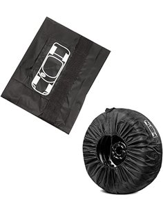 Funda Rueda Repuesto, Cubierta para Neumáticos, Rueda Cubierta Protectora, Protector de Neumáticos de Coche, Bolsas para Neumáti