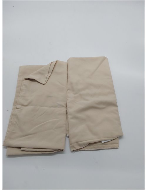 Dreamzie Fundas de Almohada (Juego de 2) - para Las Almohadas 60 x 60 cm, Beige, Microfibra (100% Poliéster) - Fundas de Cojines