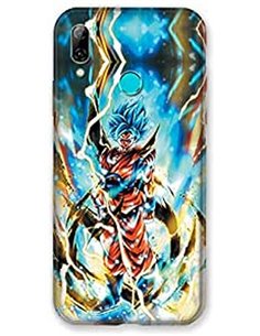 Cokitec - Carcasa para Huawei Honor 10 Lite/P Smart (2019), diseño de dragón, Color Blanco       