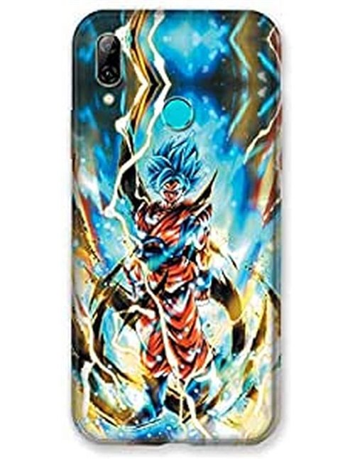Cokitec - Carcasa para Huawei Honor 10 Lite/P Smart (2019), diseño de dragón, Color Blanco       