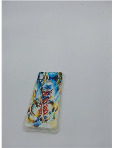 Cokitec - Carcasa para Huawei Honor 10 Lite/P Smart (2019), diseño de dragón, Color Blanco        2