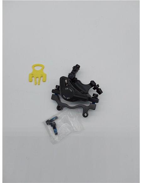 ShenZhenShiShiLiLan Freno de disco hidráulico CNC bicicleta, conjunto de frenos de disco delantero y trasero, freno hidráulico b