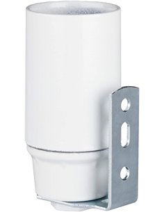 Legrand, Portalamparas, Casquillo E14, Fijación mural, Color Blanco       