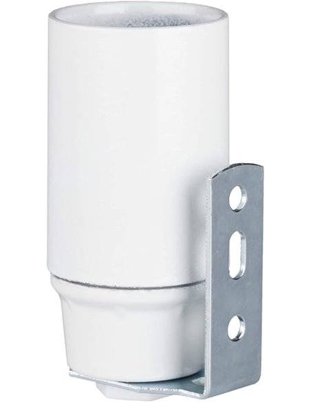 Legrand, Portalamparas, Casquillo E14, Fijación mural, Color Blanco       