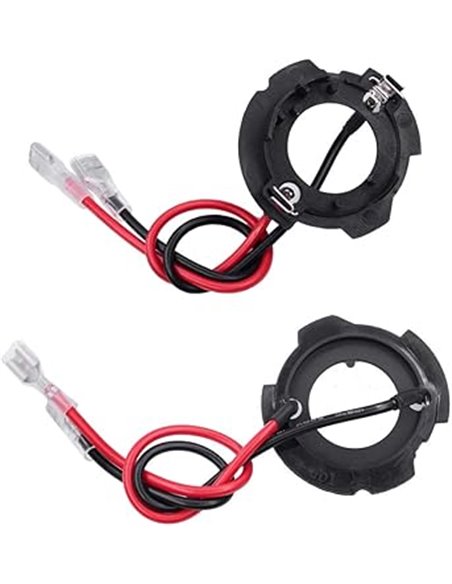 HUIQIAODS Clip de retención del soporte del adaptador de la bombilla del faro LED H7 para V-W Go-lf 5 M-K5       