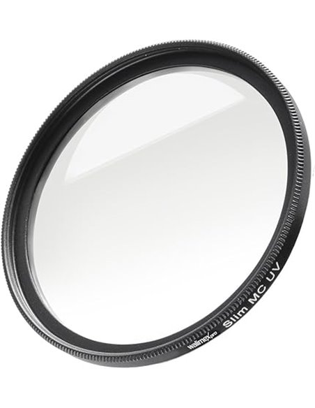 Walimex Pro Slim MC - Filtro UV (55 mm), color negro       