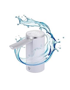 NK Dispensador de Agua con Pantalla LED - 4 Volúmenes de Dispensación 200/600/800ml/continuo, 1200mAh, Control Táctil, Garrafas 