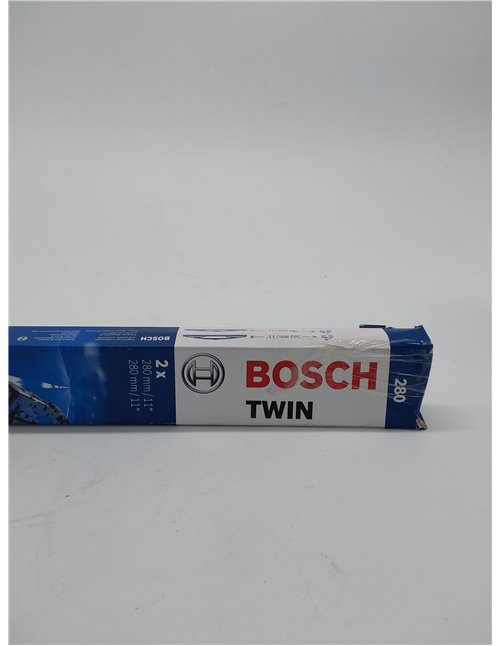 Escobilla limpiaparabrisas Bosch Twin 280, Longitud: 280mm/280mm – 1 juego para el parabrisas (frontal)       