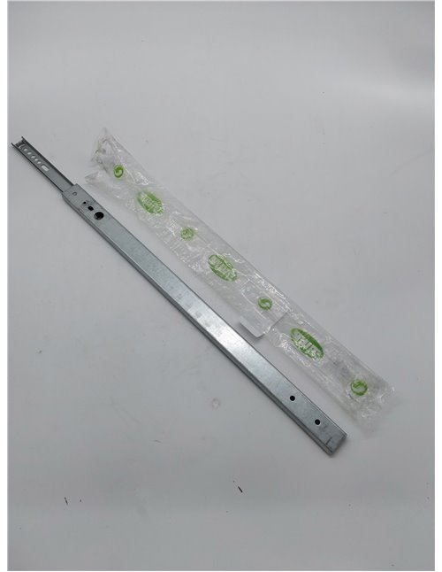 Amig - Juego de 2 Guías Correderas Metálicas para Cajones | Acero | Para Cajones de Muebles, Cajoneras o Armarios | Extracción P