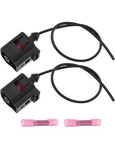 The Lord of the Tools 2 Piezas Conectores de Enchufe de Sensor de Presión de Aceite de 1 Pin con Cable 1J0973701 Compatible con 