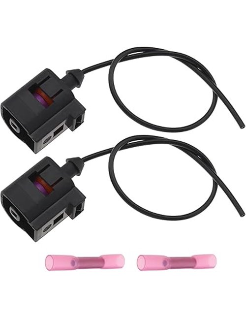 The Lord of the Tools 2 Piezas Conectores de Enchufe de Sensor de Presión de Aceite de 1 Pin con Cable 1J0973701 Compatible con 