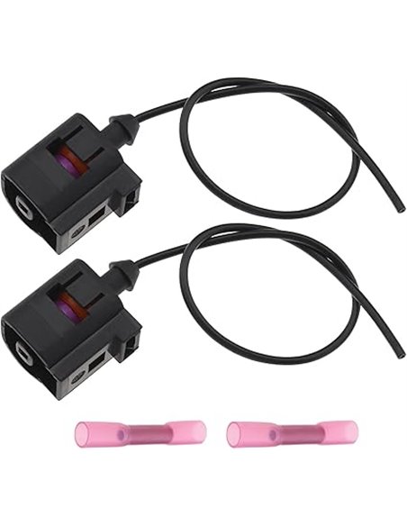 The Lord of the Tools 2 Piezas Conectores de Enchufe de Sensor de Presión de Aceite de 1 Pin con Cable 1J0973701 Compatible con 