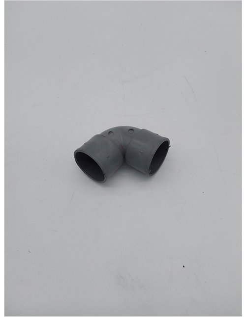 Anzapack 855552X - Codo Pvc Hembra-Hembra 87º 40 Mm.       