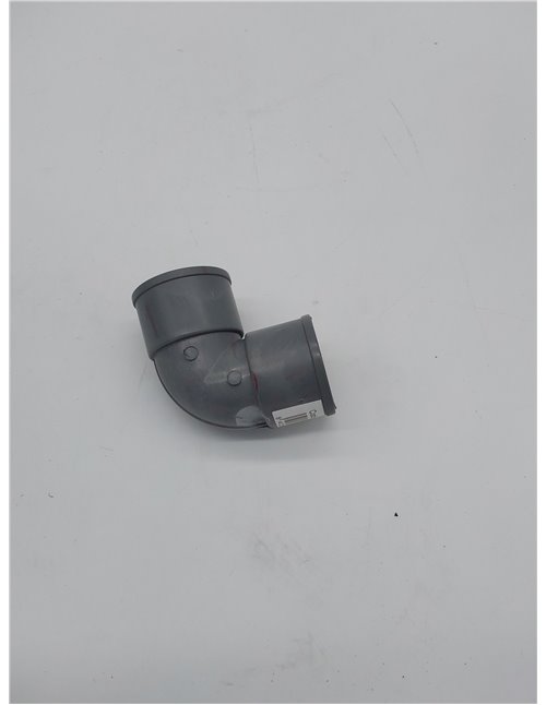 Anzapack 855552X - Codo Pvc Hembra-Hembra 87º 40 Mm.       
