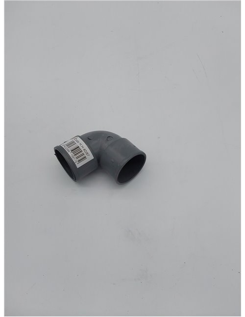 Anzapack 855552X - Codo Pvc Hembra-Hembra 87º 40 Mm.       