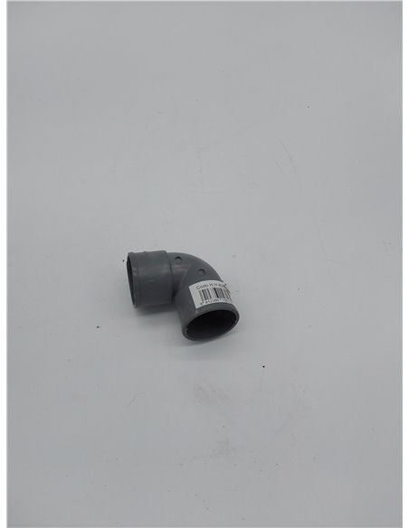 Anzapack 855552X - Codo Pvc Hembra-Hembra 87º 40 Mm.       