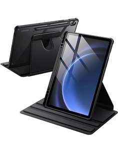 JETech Funda Giratoria para Samsung Galaxy Tab S9 FE 10,9 Pulgadas / S9 11 Pulgadas 2023 con S Pen Soporte, Carcasa Soporte Rota