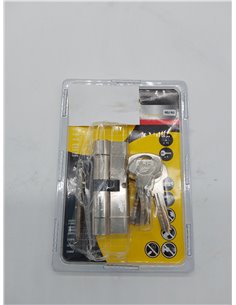 Yale YC2100 DB 40X40 YC2100-Cilindro de Cerradura Desmontable (40 x 40 mm, 10 pasadores, Exterior, Interior, Puerta de Entrada,  2