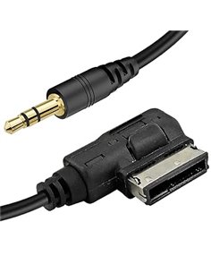 Xiatiaosann AMI MDI MMI Cable AUX para adaptador de interfaz de audio y música Jack de 3,5 mm para Audi A3 / A4 / A5 / A6 / A8 /