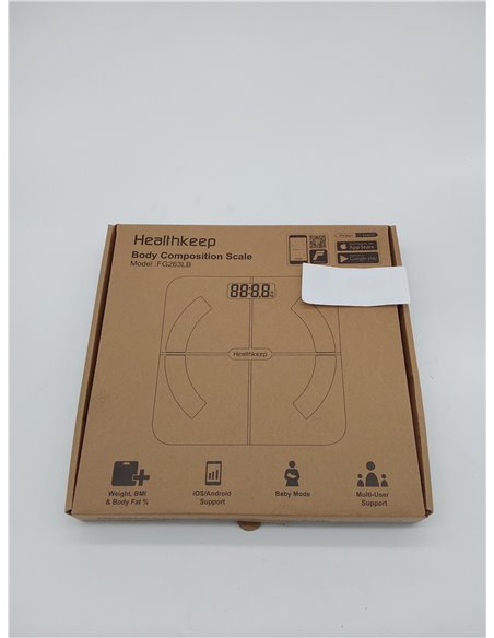 Báscula Grasa Corporal Báscula de Baño Wireless Báscula Baño Digital Analizar Más de 13 Funciones, Monitores de Composición Corp