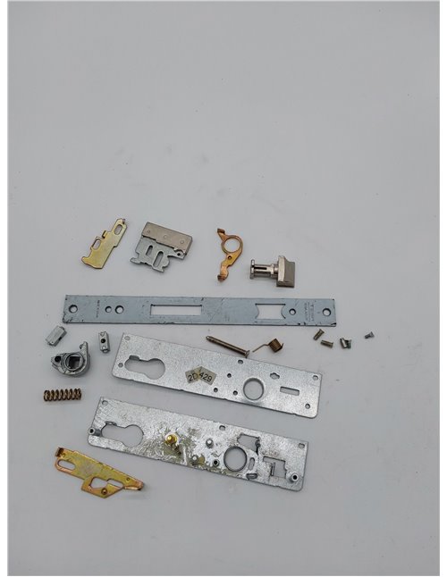 Tesa Assa Abloy 421038SSI Cerradura Monopunto De Palanca Deslizante Para Perfiles Metálicos Inoxidable Entrada 30 mm       
