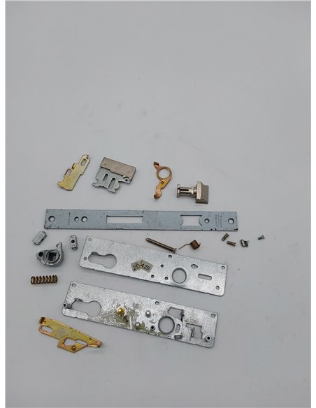 Tesa Assa Abloy 421038SSI Cerradura Monopunto De Palanca Deslizante Para Perfiles Metálicos Inoxidable Entrada 30 mm       