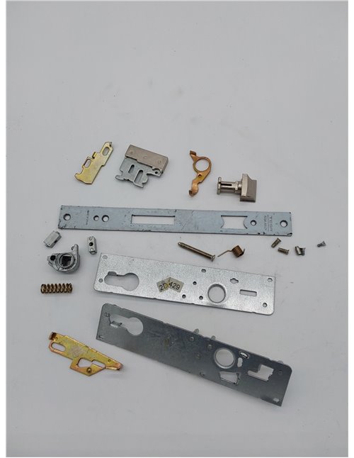 Tesa Assa Abloy 421038SSI Cerradura Monopunto De Palanca Deslizante Para Perfiles Metálicos Inoxidable Entrada 30 mm       
