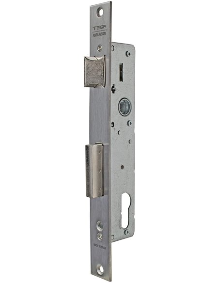 Tesa Assa Abloy 4210305NM Cerradura Monopunto De Palanca Basculante Para Perfiles metálicos Niquel Mate Entrada 30 mm 2210      