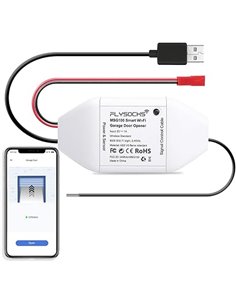 Puerta de Garaje Inteligente Control Remoto Inalámbrico, Compatible con Alexa, Google Assistant, no Requiere Hub       