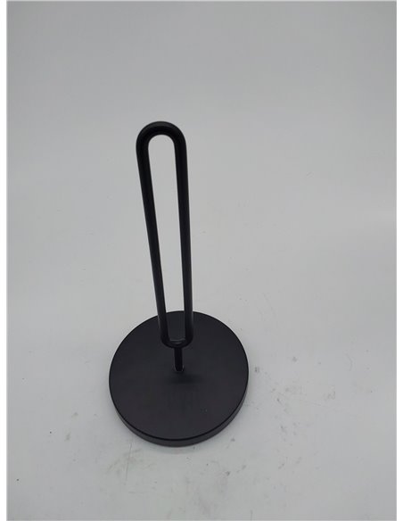 DDF iohEF Portarrollos Papel Cocina Negro, Soportes para Toallas de Papel de Acero Inoxidable con Base Ponderada       