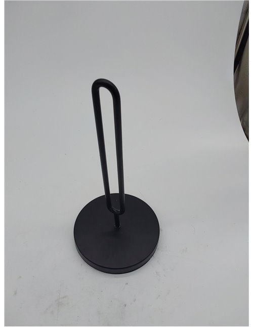 DDF iohEF Portarrollos Papel Cocina Negro, Soportes para Toallas de Papel de Acero Inoxidable con Base Ponderada       