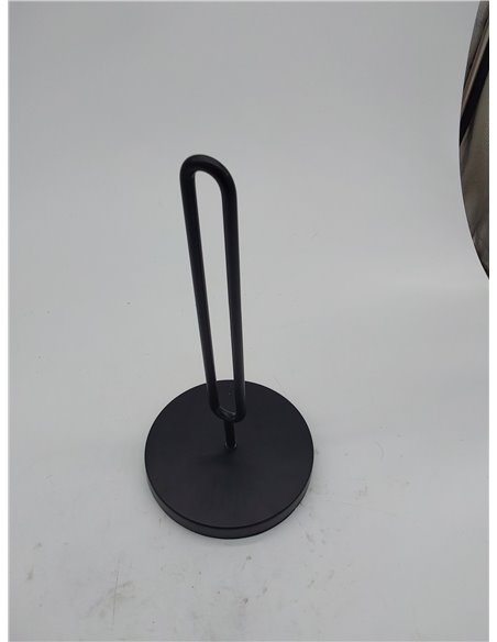 DDF iohEF Portarrollos Papel Cocina Negro, Soportes para Toallas de Papel de Acero Inoxidable con Base Ponderada       