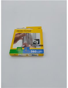 Schellenberg 10400 Cinta de fijación para mosquitera de poliéster, semitransparente, 5,6 m        2