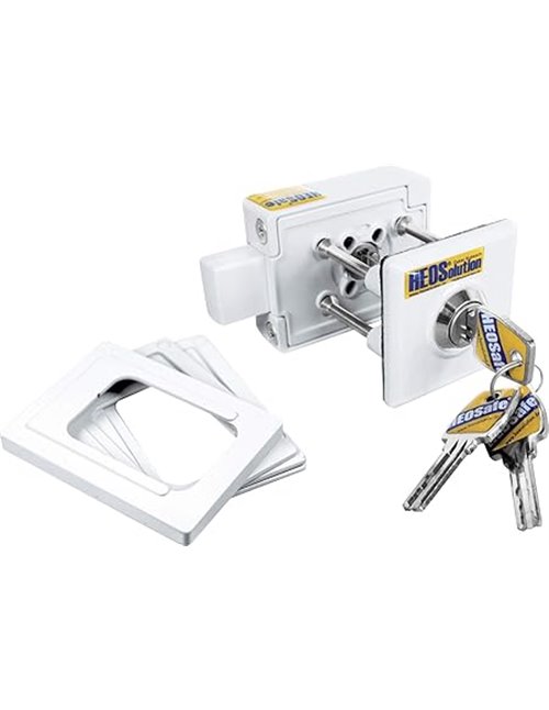 HeoSolution HEOSafe - Cerradura Adicional Blanca       