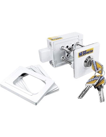 HeoSolution HEOSafe - Cerradura Adicional Blanca       