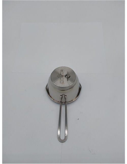Küchenprofi Cacerola 10cm, 250ml | acero inoxidable | Mantequilla de inducción | lechero con pico | con práctica escala de medic