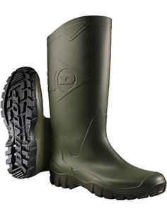 Dunlop K680011 PVC KNIELAARS - botas de goma sin forro con caña media de goma Unisex adulto, color Verde (Green/Black), talla