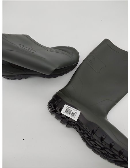 Dunlop K680011 PVC KNIELAARS - botas de goma sin forro con caña media de goma Unisex adulto, color Verde (Green/Black), talla   