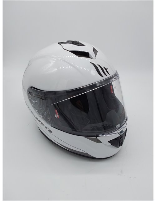 MT HELMETS Rapide Solid A0 Gloss Pearl White S       